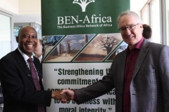 Globethics-Prof Obiora and TEI-Prof Deon Rossouw